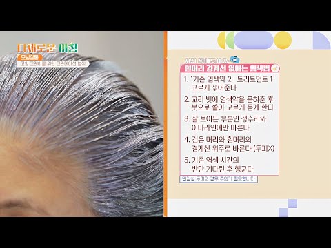 ENG｜흰머리 가리기 그만✋🏻 [고잉 그레이]를 살린 그라데이션 염색법 다채로운 아침(themorning) 31회