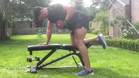 Single Arm Rotating DB Bench Row