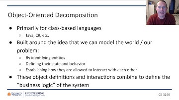CS 3240 - ON4 - Object-Oriented Decomposition