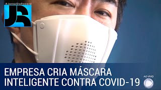 Empresa japonesa desenvolve máscara inteligente contra a covid-19