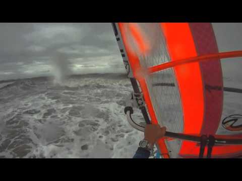 super windsurf jumping and waveriding action Katwi...