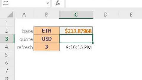 How to Automatically Refresh Any Crypto Price in Real Time in Excel & Googlesheets w/ Cryptosheets
