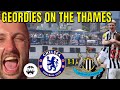 *CHAMPIONS LEAGUE CELEBRATIONS*   - NUFC fans sailing the Thames | Chelsea 1-1 Newcastle United Vlog