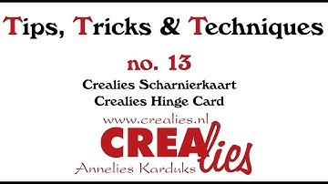 Crealies TTT no. 13: Crealies Scharnier Kaart / Crealies Hinge Card
