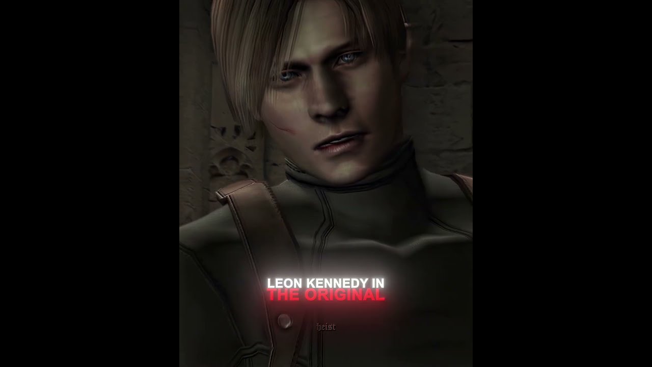Leon Kennedy Original Vs Remake RE4 4K Resident Evil 4 Shorts