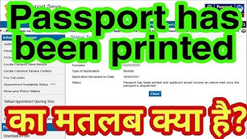 passport has been printed and applicant would receive an sms/e-mail once the passport is dispatched