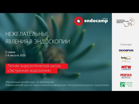Endocamp 2020-2021. Третья смена "Нежелательные явления в эндоскопии" (день 1)