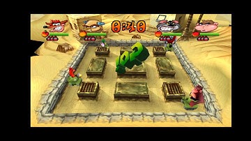 Crash Bash - Gameplay PSX - DuckStation | Part 27 - Desert Fox (Green Diamond)