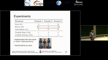 ICAPS 2018: Kyle E. C. Booth on "Robots in Retirement Homes: Person Search and Task Planning ..."