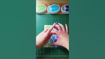 Use subtle ink blending to step up your stenciled card