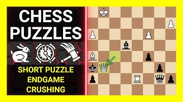 Chess Puzzles to Practice. Themes: Short puzzle, Endgame, Crushing. Learn Chess