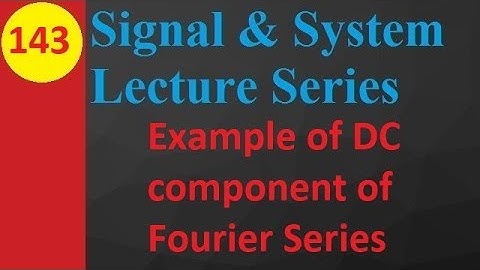 DC Component in Fourier Series: Basics, Example, and Graphical Calculation