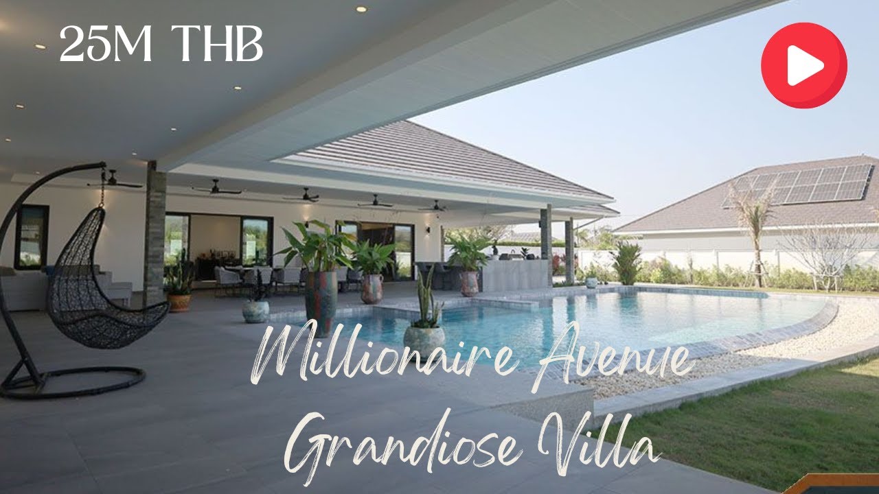 Millionaire Avenue Luxury Villa Hua Hin For Sale 23.5m THB