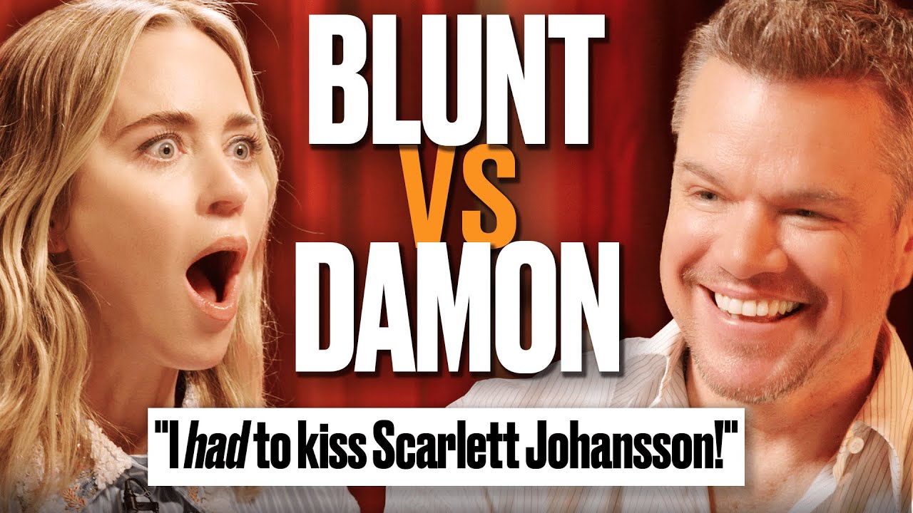 Matt Damon & Emily Blunt Argue Over Bad American Food | Agree To Disagree | @LADbible