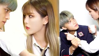 Campus mafia girl falls in love with her bodyguard \/ school love story \/ \/English Subtitles