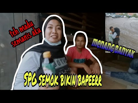 SPG cantik di gombalin supir truck..!! pada banyak yg baperr...!!