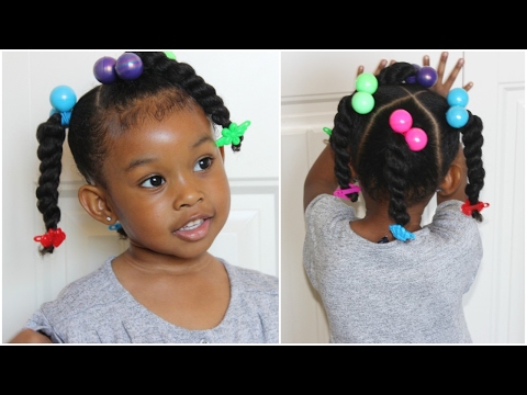 Ponytails Twists Cute Hairstyles For Kids Youtube