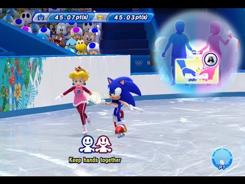Mario And Sonic At The Sochi 2014 Olympic Winter Games Figure Skating Pairs 23
