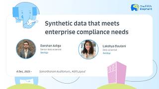 Synthetic data that meets enterprise compliance needs