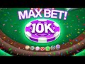 I DID THE MAX BET ON FIRST PERSON BLACKJACK!!! ($10,000)