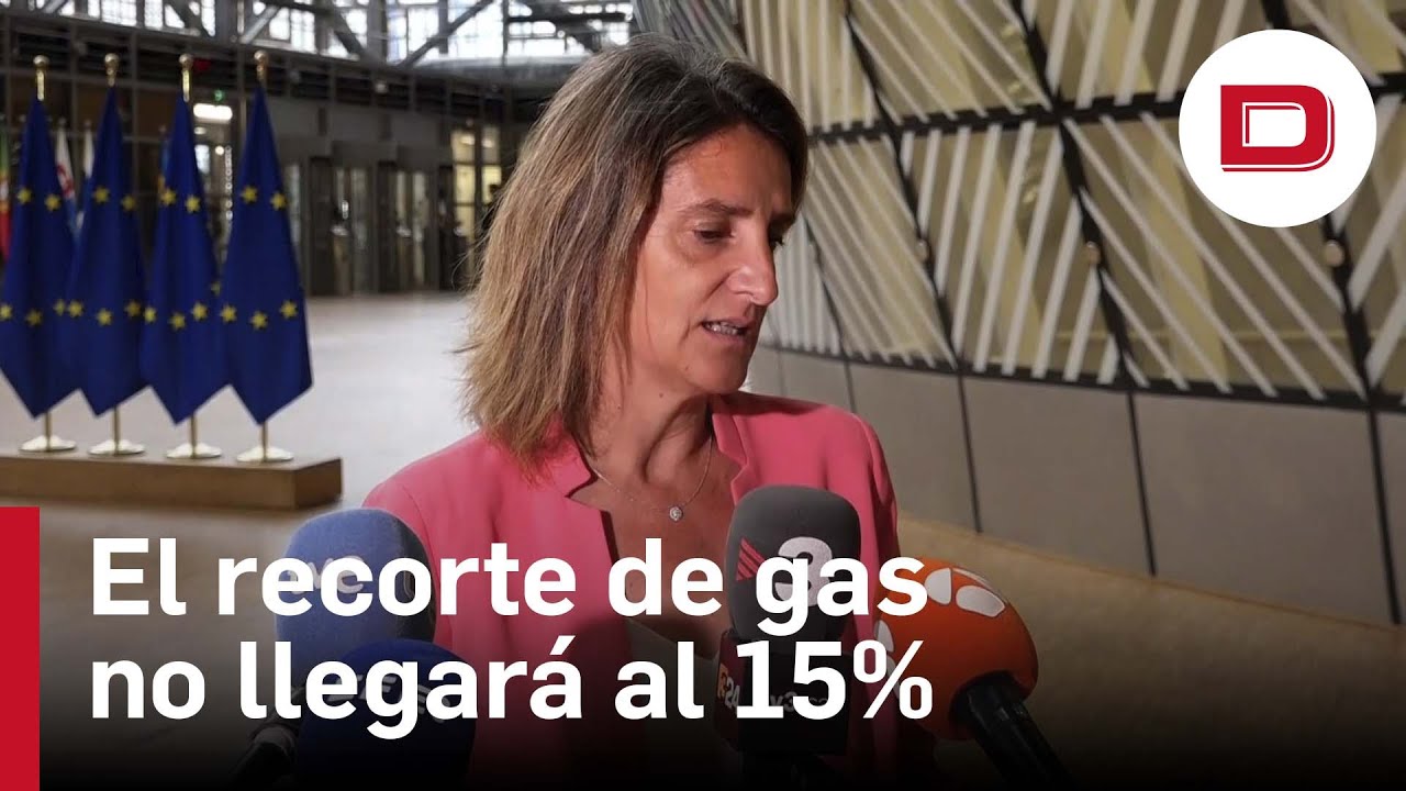 España apoya el plan para reducir el consumo de gas en la UE, pero ...