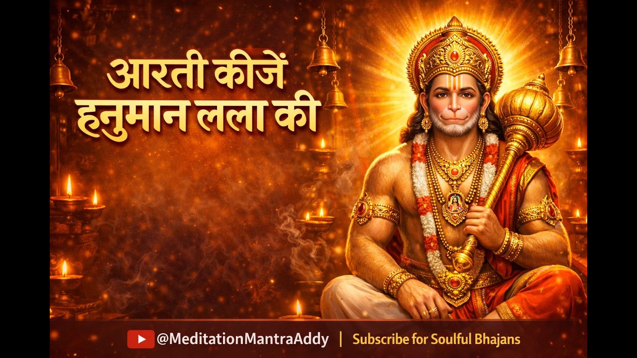 Aarti Keeje Hanuman Lala Ki 🙏 | Hanuman Ji Ki Aarti | Bajrangbali Bhajan | Full Aarti with Lyrics