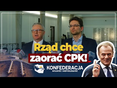 Rząd chce zaorać CPK! #NaŻywo