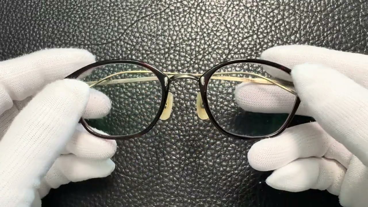 カネコガンキョウ 金子眼鏡 VINTAGE KV-53L RDDE PURE TITANIUM - YouTube