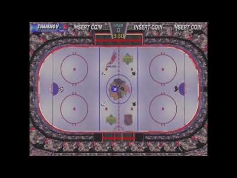 Wayne Gretzky's 3D Hockey Longplay (Arcade Version) - Chicago vs Pittsburgh