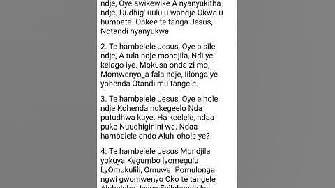 Eimbilo 337 Mehangano.