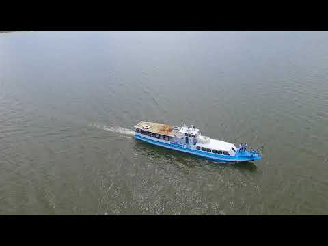 Темиртау Катер. Самаркандское водохранилище. Аэросъемка