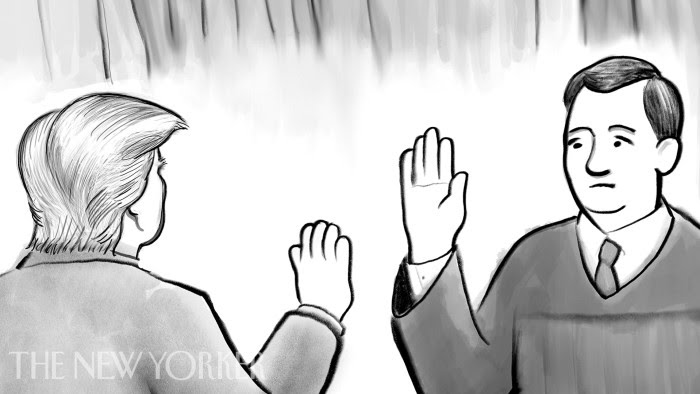 trump amazonia Inaugurating PEZ-ident Mankoff | The New Yorker | The Cartoon Lounge