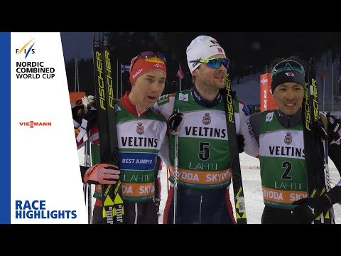Race Highlights | Graabak wins in dramatic fashion | Lahti | Gundersen LH | FIS Nordic Combined