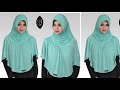 DIY!! How to cut and sew maxi khimar| How to make hijab