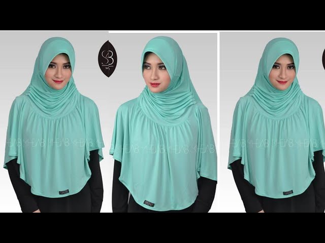 DIY!! How to cut and sew maxi khimar| How to make hijab class=