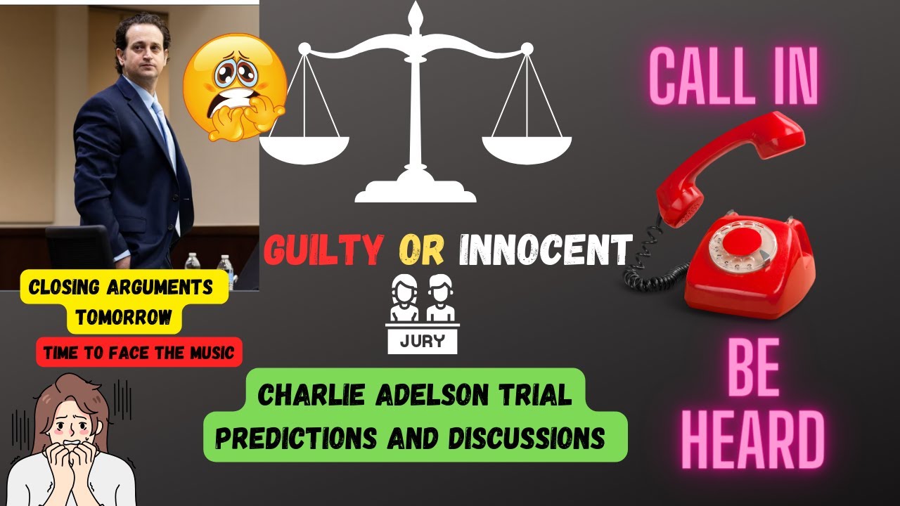 Charlie Adelson Trial -Call In and Discussion - Closing Arguments ...
