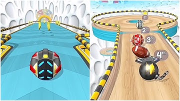 Going Balls Super Bonus Level 42 vs Epic Race Gameplay Android, iOS