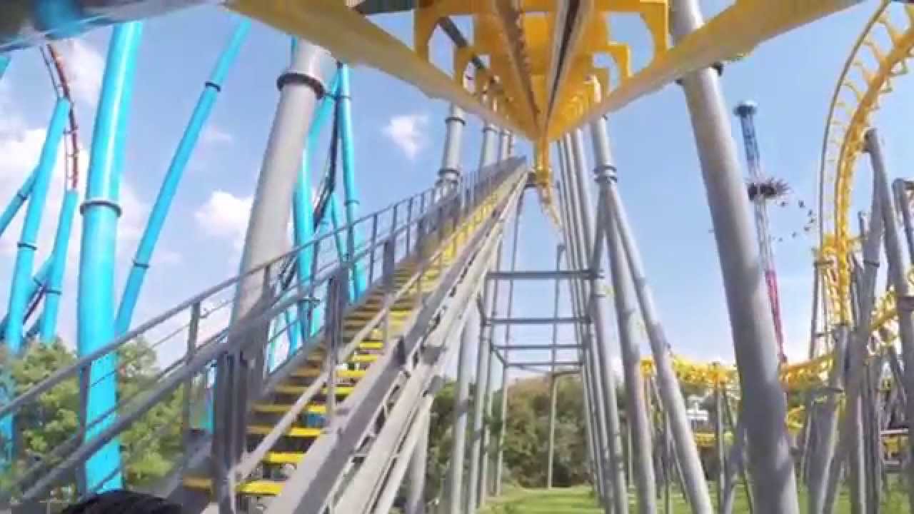 Batman the Ride - Six Flags México POV - YouTube