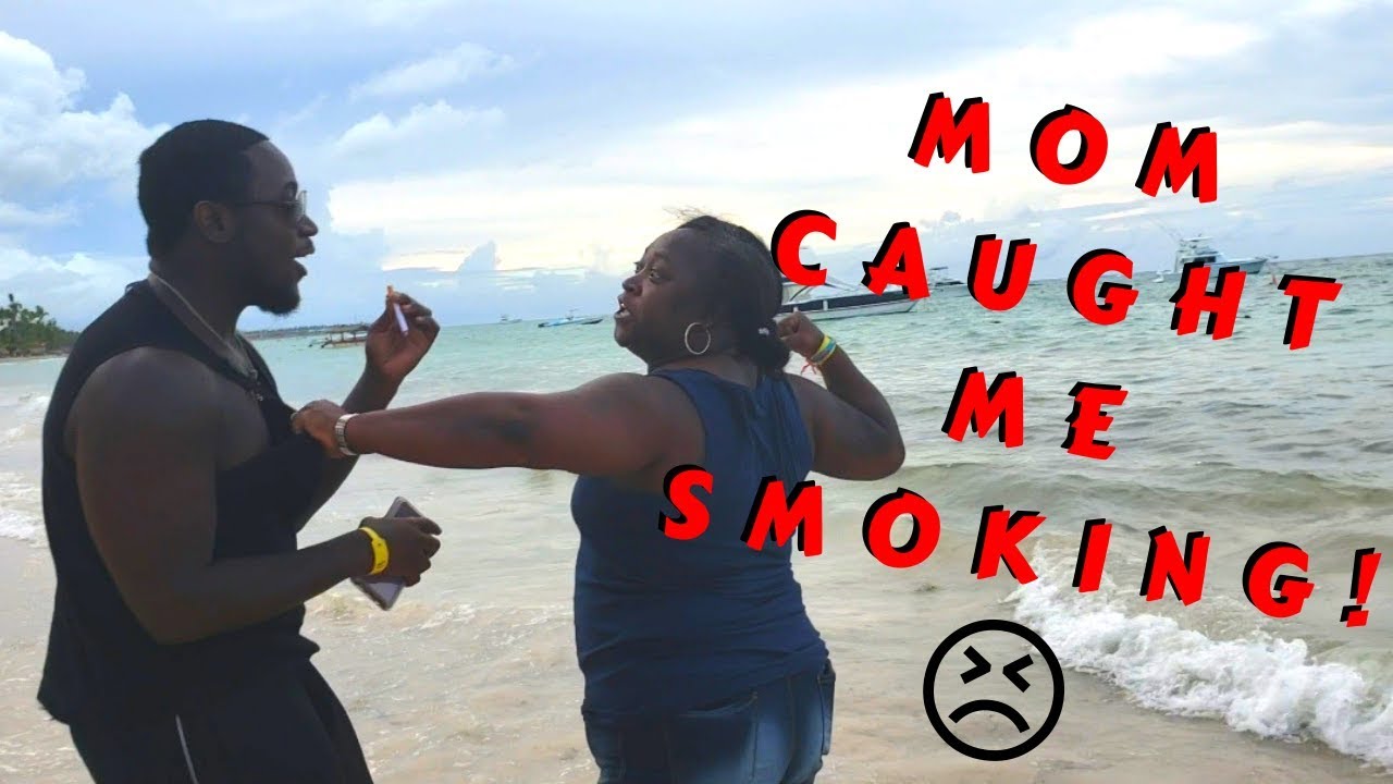 Mom Caught Me Smoking Her Cigarettes Prank Youtube