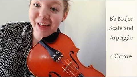 Viola | Bb Major Scale and Arpeggio - 1 Octave