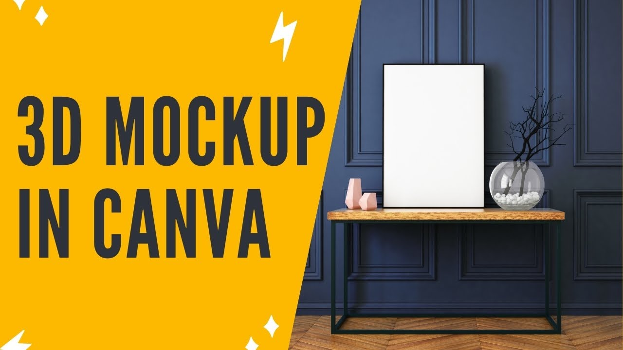 Can I make a 3D mockup in Canva?