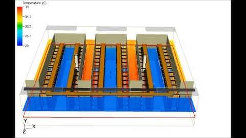CFD of Data Centre no raised floor