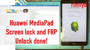 Huawei MediaPad T3 KOB L09 Screen lock and FRP unlock