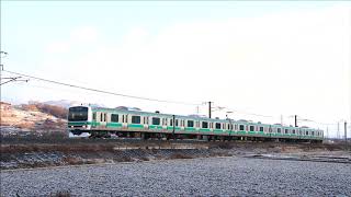 E231系松戸車（ﾏﾄ123編成）篠ノ井線回送