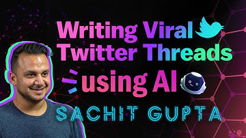 Write Viral Twitter Threads Using AI with Sachit Gupta (Using Jasper Formerly Jarvis)