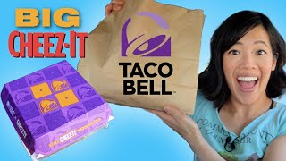 Is Taco Bell's GIANT CheezIt Tostada Good?