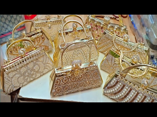 MaFs Handicraft Beautiful fancy clutch Bag Purse For Bridal Casual Party  Wedding – SaumyasStore