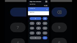 Aviator's Calculator - The Ultimate Flight Time & Duty Period Calculator for Pilots #shorts screenshot 3