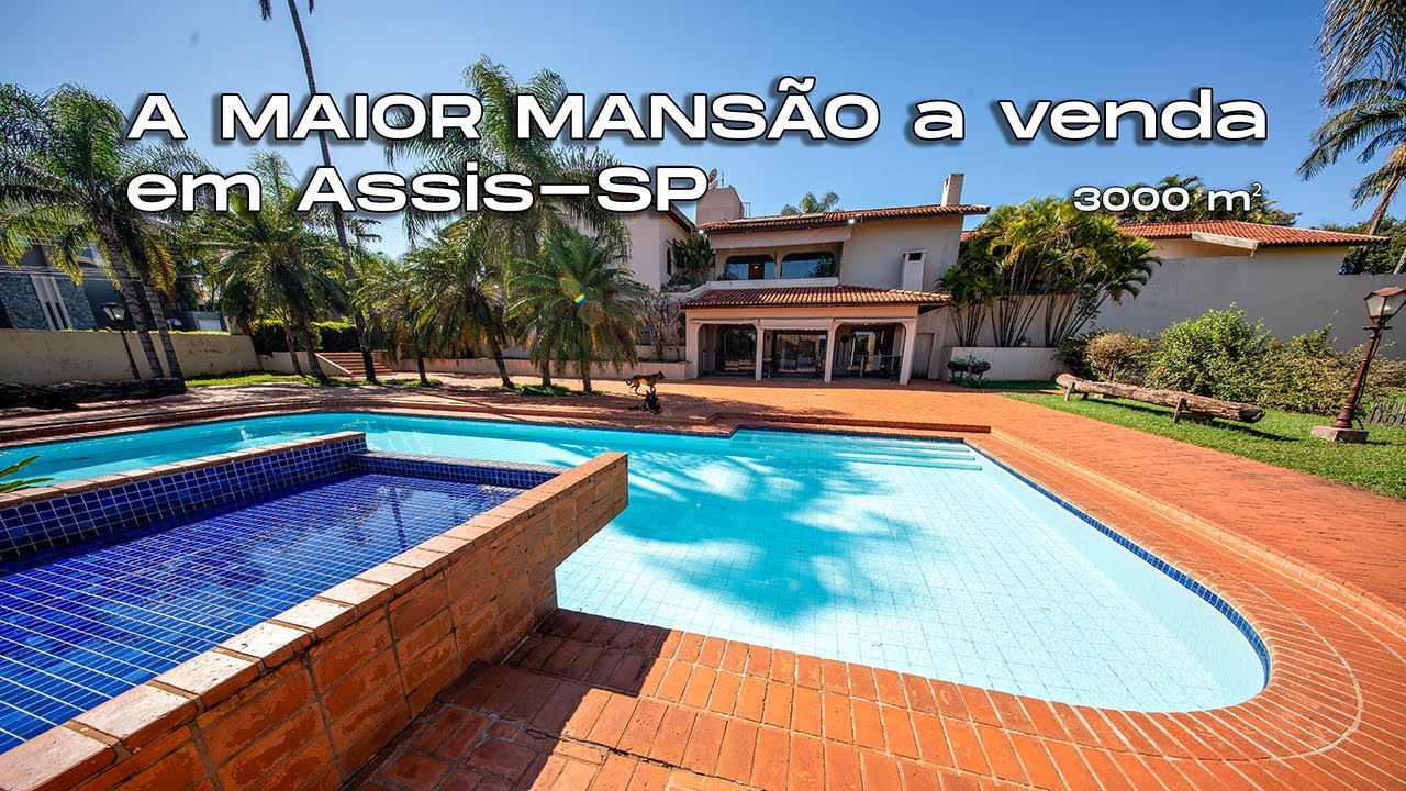 UMA MANSÃO CLÁSSICA COM ARES DE CLUBE PRIVADO EM ASSIS/SP