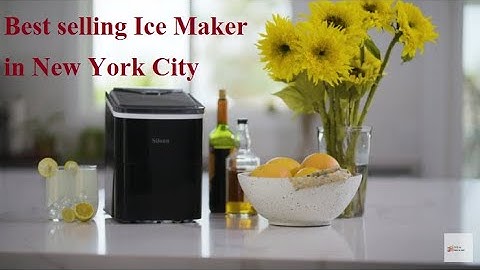 Silonn Ice Makers Countertop 9 Bullet Ice Cubes Ready in 6 Minutes